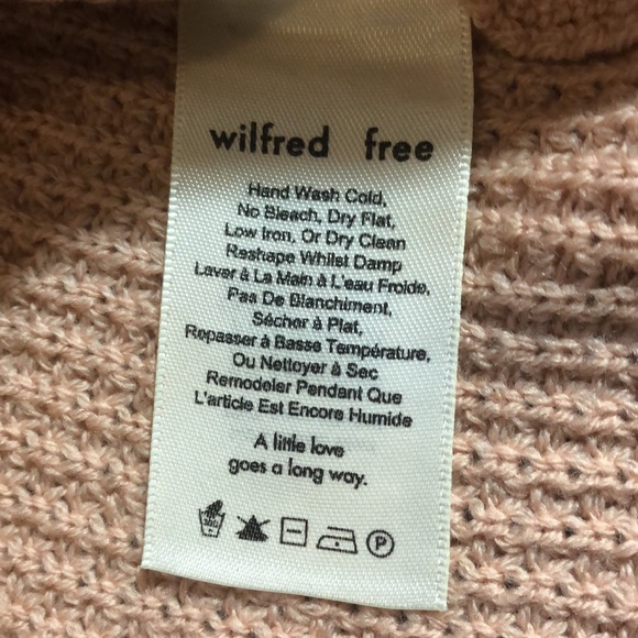 Wilfred Free Blush Wolter Wool Knit Sweater. - Picture 10 of 13